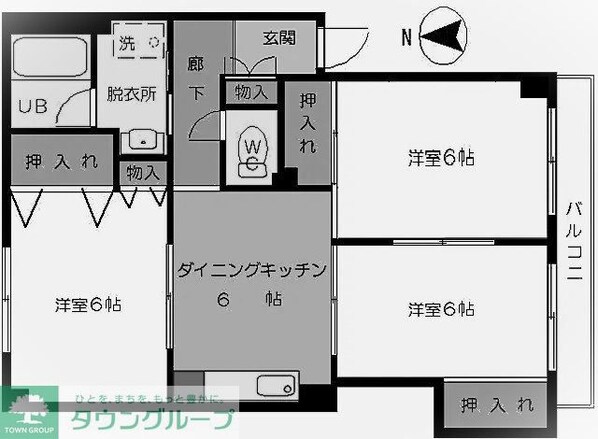 コーポハイブリッジの物件間取画像
